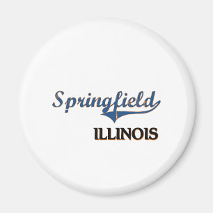 Íman Clássico da cidade de Springfield Illinois