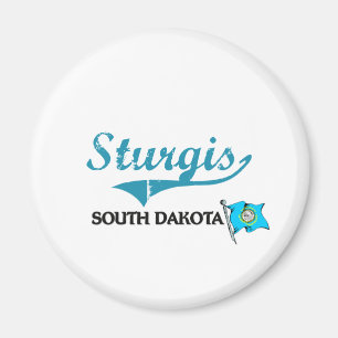 Íman Clássico da cidade de Sturgis South Dakota
