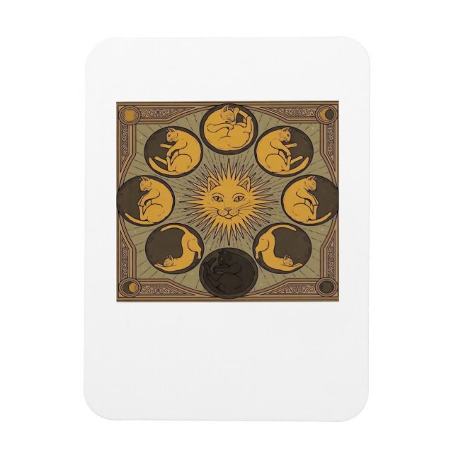 Íman Clássico da Lua Whimsigoth (Vertical)