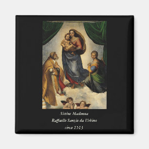 Íman Clássico "Sistine Madonna" (cerca de 1513) de Rafa