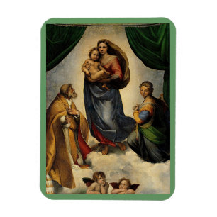 Íman Clássico "Sistine Madonna" (cerca de 1513) de Rafa