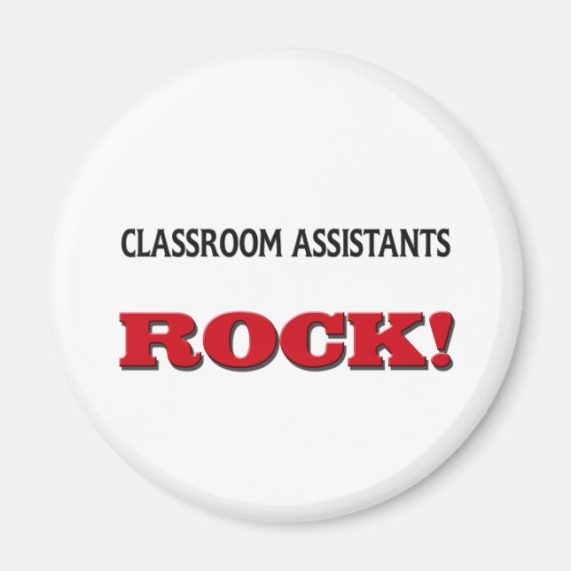 Íman Classroom Assistants Rock (Frente)