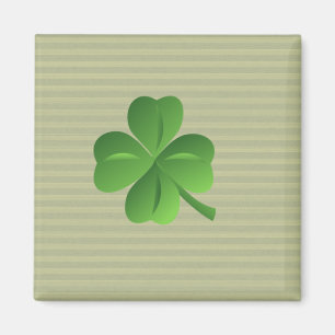 Íman Classy Trendy Irish Lucky Shamrock
