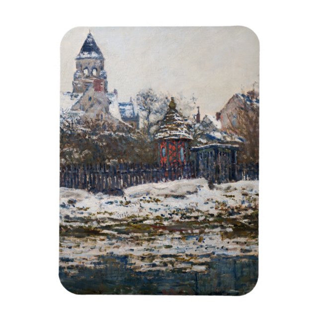 Íman Claude Monet - A Igreja de Vetheuil (Vertical)