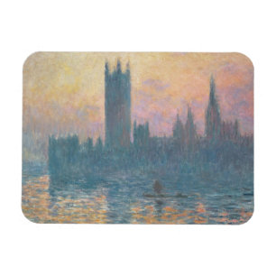 Íman Claude Monet As Casas do Parlamento, Sunset