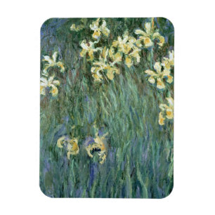 Íman Claude Monet as íris amarelas