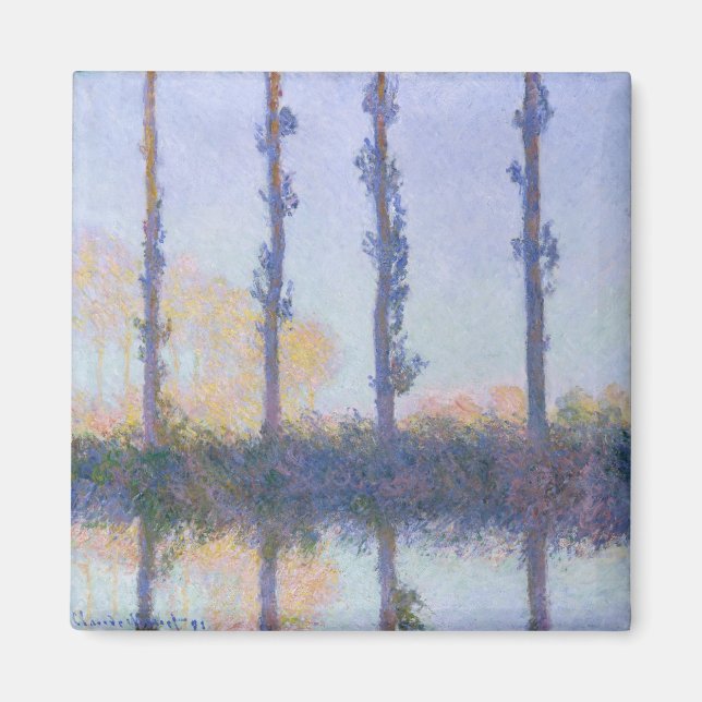 Íman Claude Monet | As Quatro Árvores (Frente)