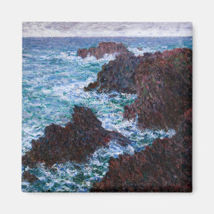 Íman Claude Monet - As Rochas em Belle-Ile, Costa Selva