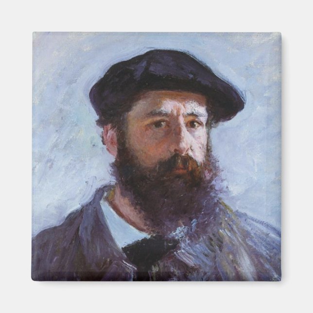 Íman Claude Monet Autorretrato (Frente)