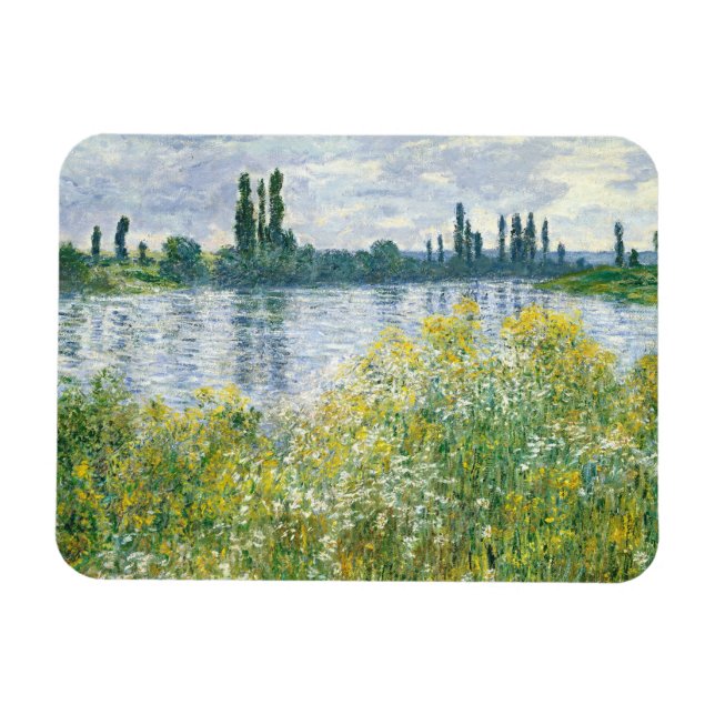 Íman Claude Monet | Bancos do Sena, Vetheuil, 1880 (Horizontal)