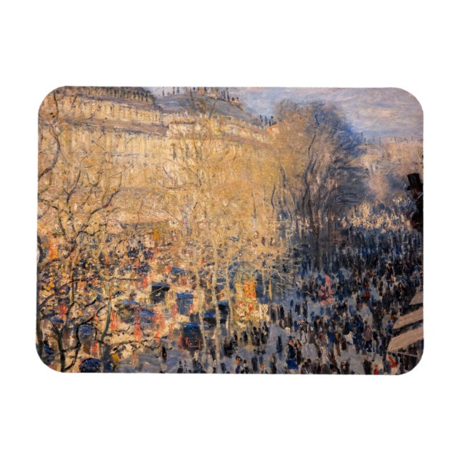 Íman Claude Monet - Boulevard des Capucines em Paris (Horizontal)