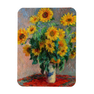 Íman Claude Monet - Buquê de Girassóis