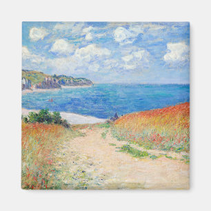 Íman Claude Monet - Caminho nos Campos de Trigo em Pour