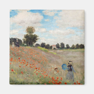 Íman Claude Monet - Campo de Papoulas