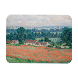 Íman Claude Monet - Campo de Papoulas, Giverny