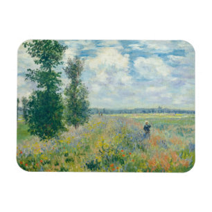 Íman Claude Monet - Campos de Papoulas perto de Argente