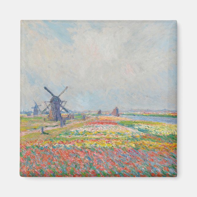 Íman Claude Monet - Campos Tulip perto de Haia (Frente)