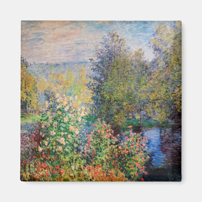 Íman Claude Monet - Canto do Jardim de Montgeron (Frente)