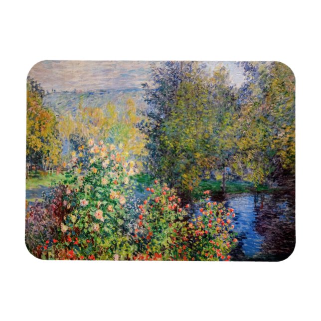 Íman Claude Monet - Canto do Jardim de Montgeron (Horizontal)