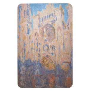Íman Claude Monet - Catedral de Rouen ao pôr do sol