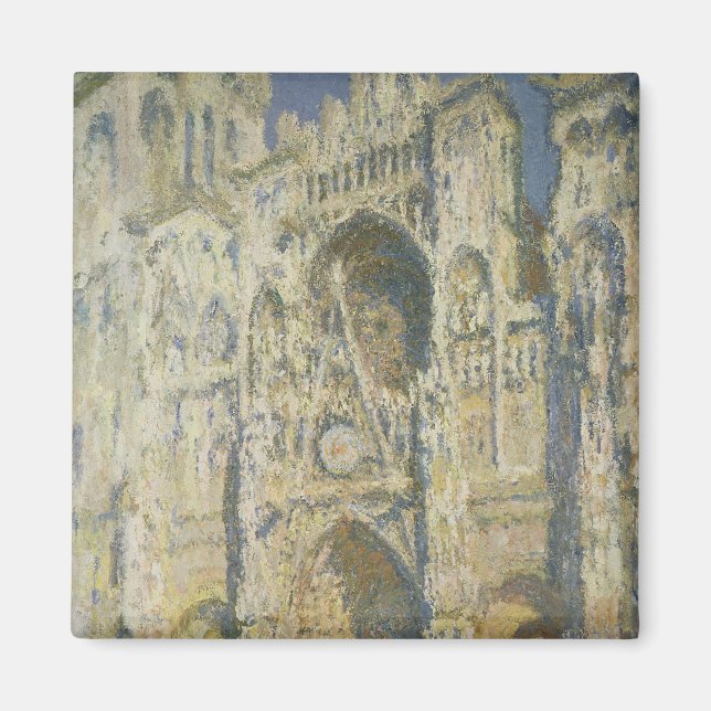 Íman Claude Monet | Catedral de Rouen em Cheio (Frente)