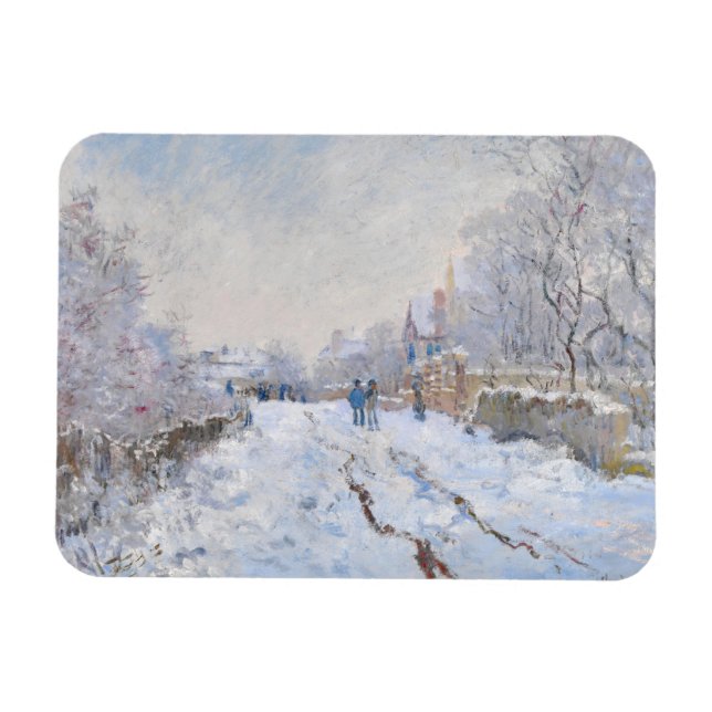 Íman Claude Monet - Cena de Neve na Argentina (Horizontal)
