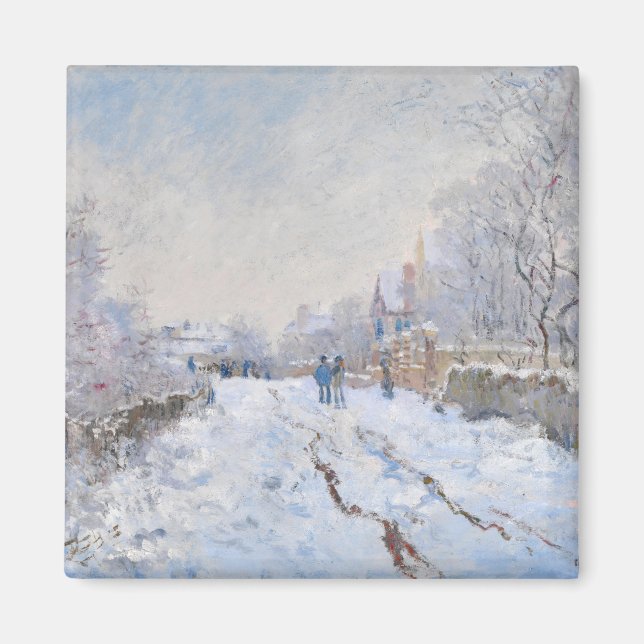 Íman Claude Monet - Cena de Neve na Argentina (Frente)