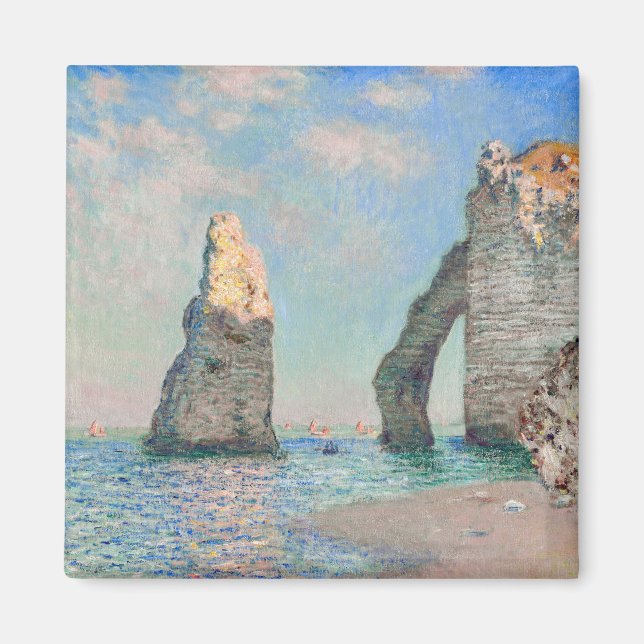 Íman Claude Monet - Cliff em Etretat (Frente)