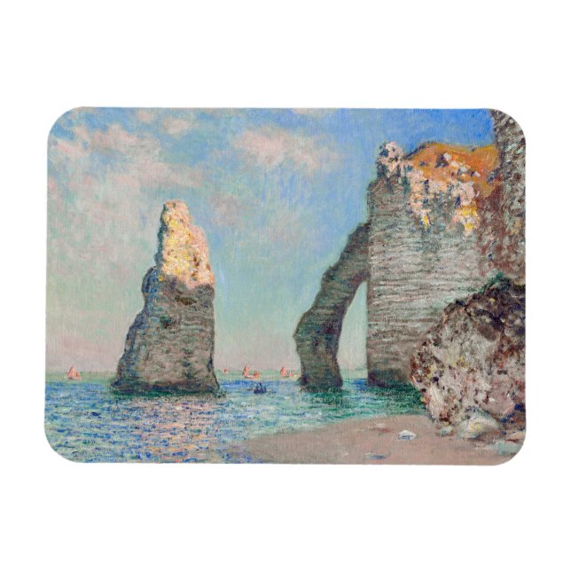 Íman Claude Monet - Cliff em Etretat (Horizontal)
