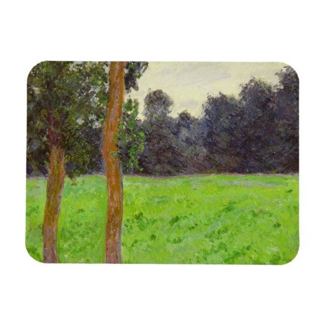 Íman Claude Monet | Deux Arbres dans la Prairie (Horizontal)