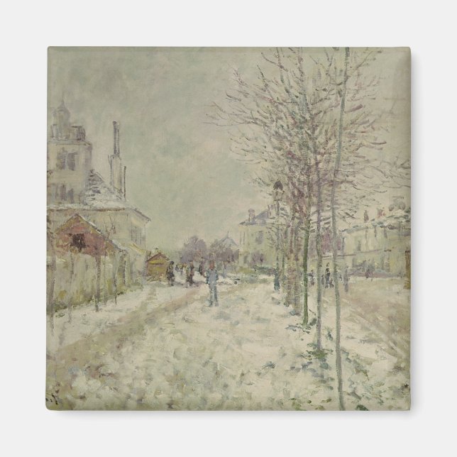 Íman Claude Monet | Efeito na neve (Frente)