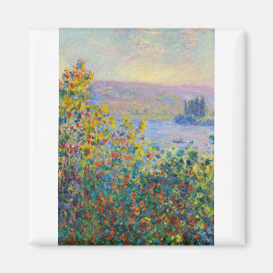 Íman Claude Monet Flower Beds em Vetheuil