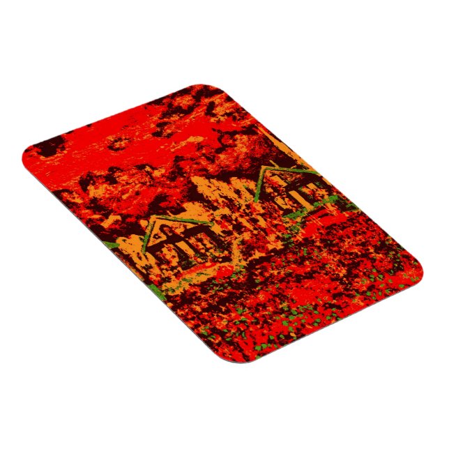 Íman Claude Monet Houses no Argenteuil (Modificada) (Lado Direito)