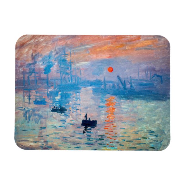 Íman Claude Monet - Impressão, Nascer do Sol (Horizontal)