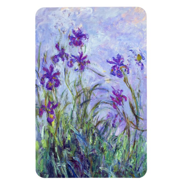 Íman Claude Monet - Íris Lilases / Iris Mauves (Vertical)