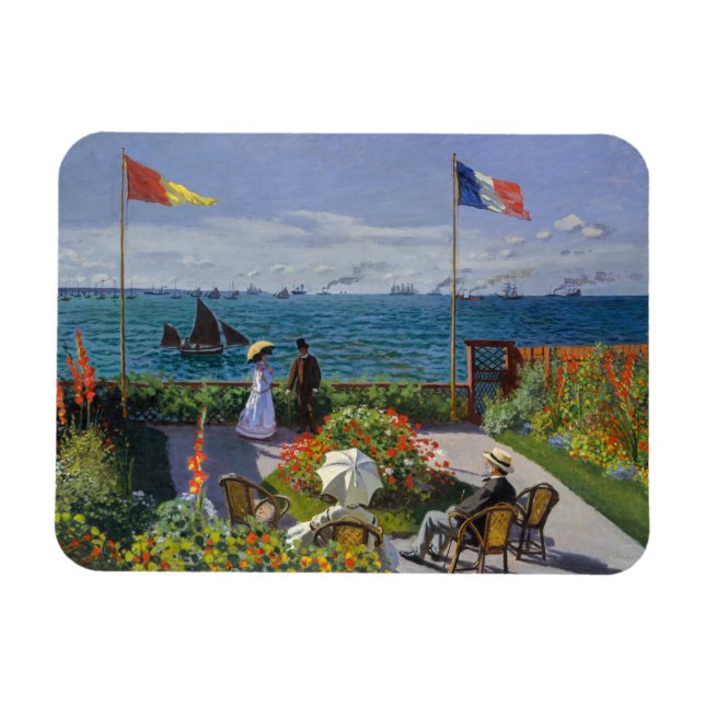 Íman Claude Monet - Jardim de Sainte-Adresse (Horizontal)