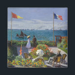 Íman Claude Monet - Jardim de Sainte-Adresse<br><div class="desc">Jardim de Sainte-Adresse/Terrace em Sainte-Adresse - Claude Monet,  Oil on Canvas,  1867</div>