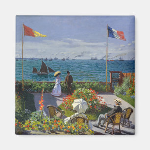 Íman Claude Monet - Jardim em Sainte-Adresse