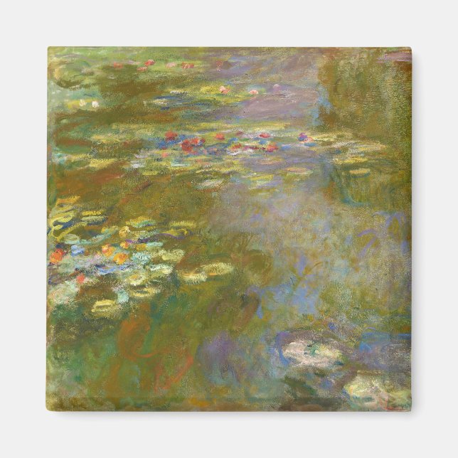 Íman Claude Monet - Lago de Nenúfares 1917 (Frente)