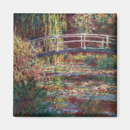 Íman Claude Monet - Lagoa de Água Lily, Harmonia Rosa