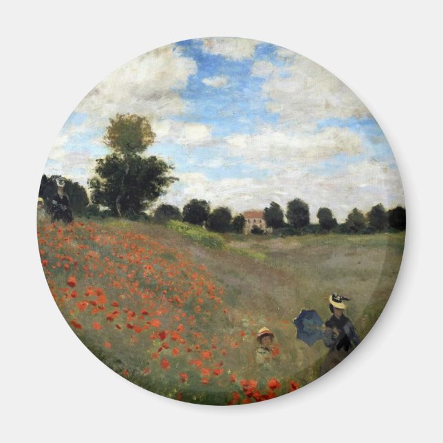 Íman Claude Monet - Les Coquelicots (Frente)