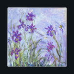 Íman Claude Monet - Lilac Irises / Iris Mauves<br><div class="desc">Lilac Irises / Iris Mauves - Claude Monet,  1914-1917</div>