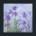 Íman Claude Monet - Lilac Irises / Iris Mauves<br><div class="desc">Lilac Irises / Iris Mauves - Claude Monet,  1914-1917</div>