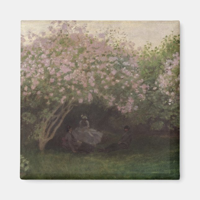 Íman Claude Monet | Lilases, Clima das Cinzas, 1872 (Frente)