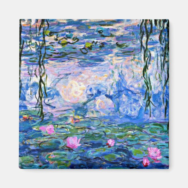 Íman Claude Monet - Lírios Água, 1919 (Frente)
