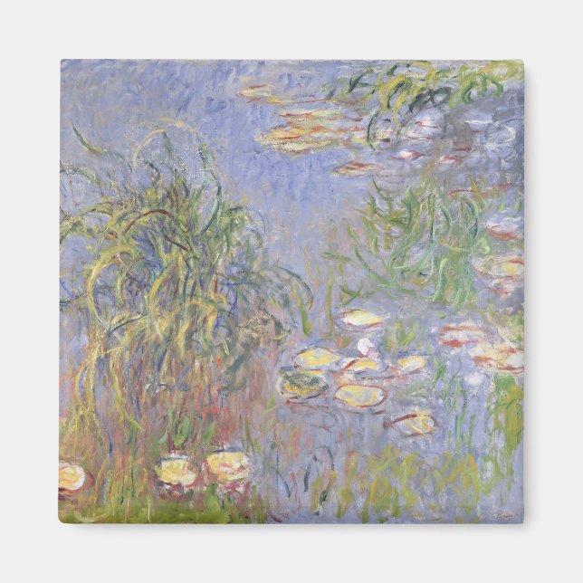 Íman Claude Monet | Lírios-Água, Aglomerado de Grama (Frente)