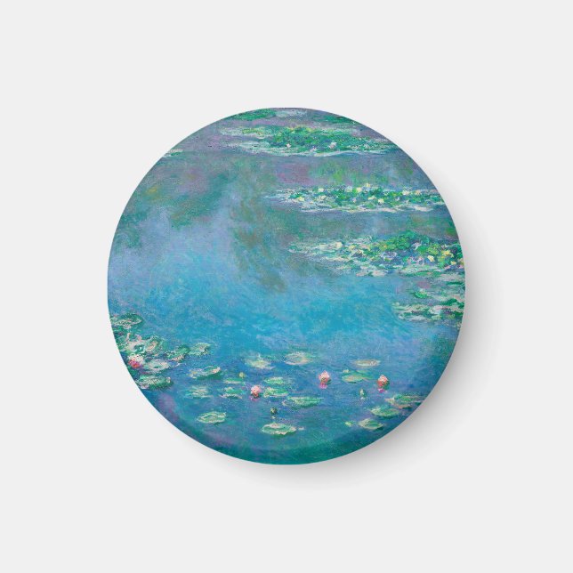 Íman Claude Monet. Lírios De Água. impressionismo franc (Frente)