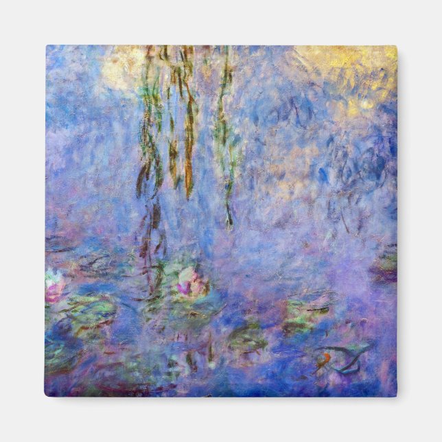 Íman Claude Monet - Lírios Hídricos (Frente)