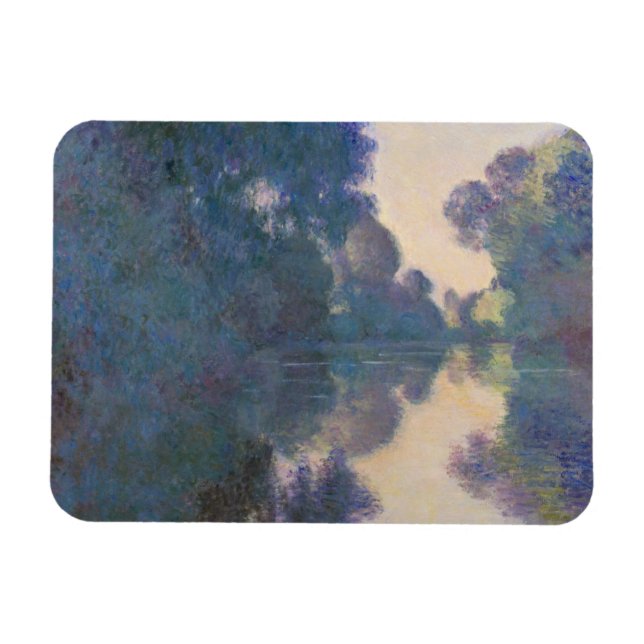Íman Claude Monet | Manhã no Sena perto de Giverny (Horizontal)