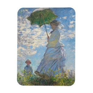 Íman Claude Monet   Mulher com Parasol
